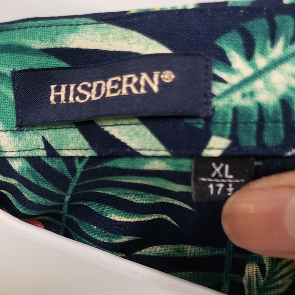 Men's Hawaiian Shirts Short Sleeve Floral Casual Button Down Tropical Shirt XL - Picture 5 of 5